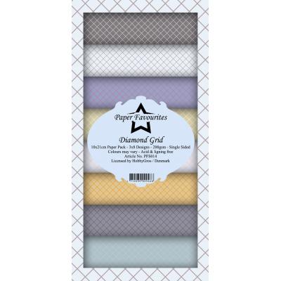 Dixi Craft Designpapier Paper Pack - Diamond Grid